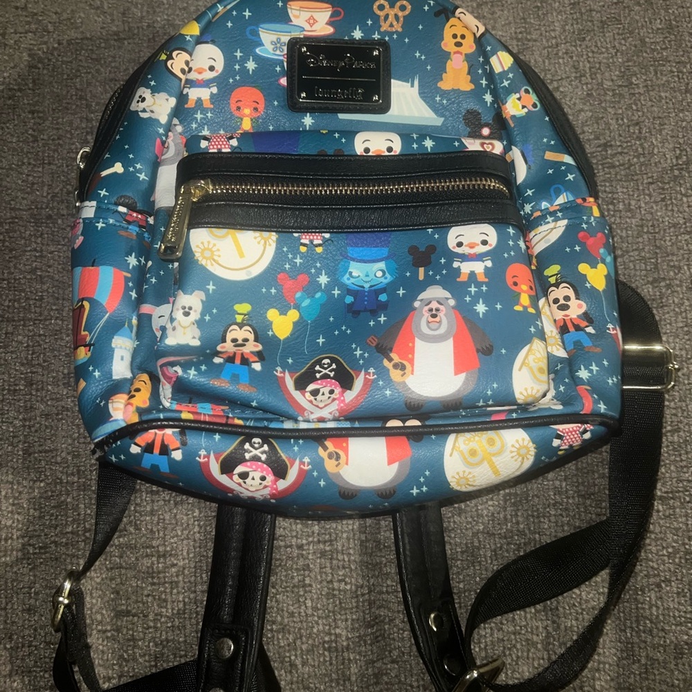 Loungefly Blue Disney Character Backpack